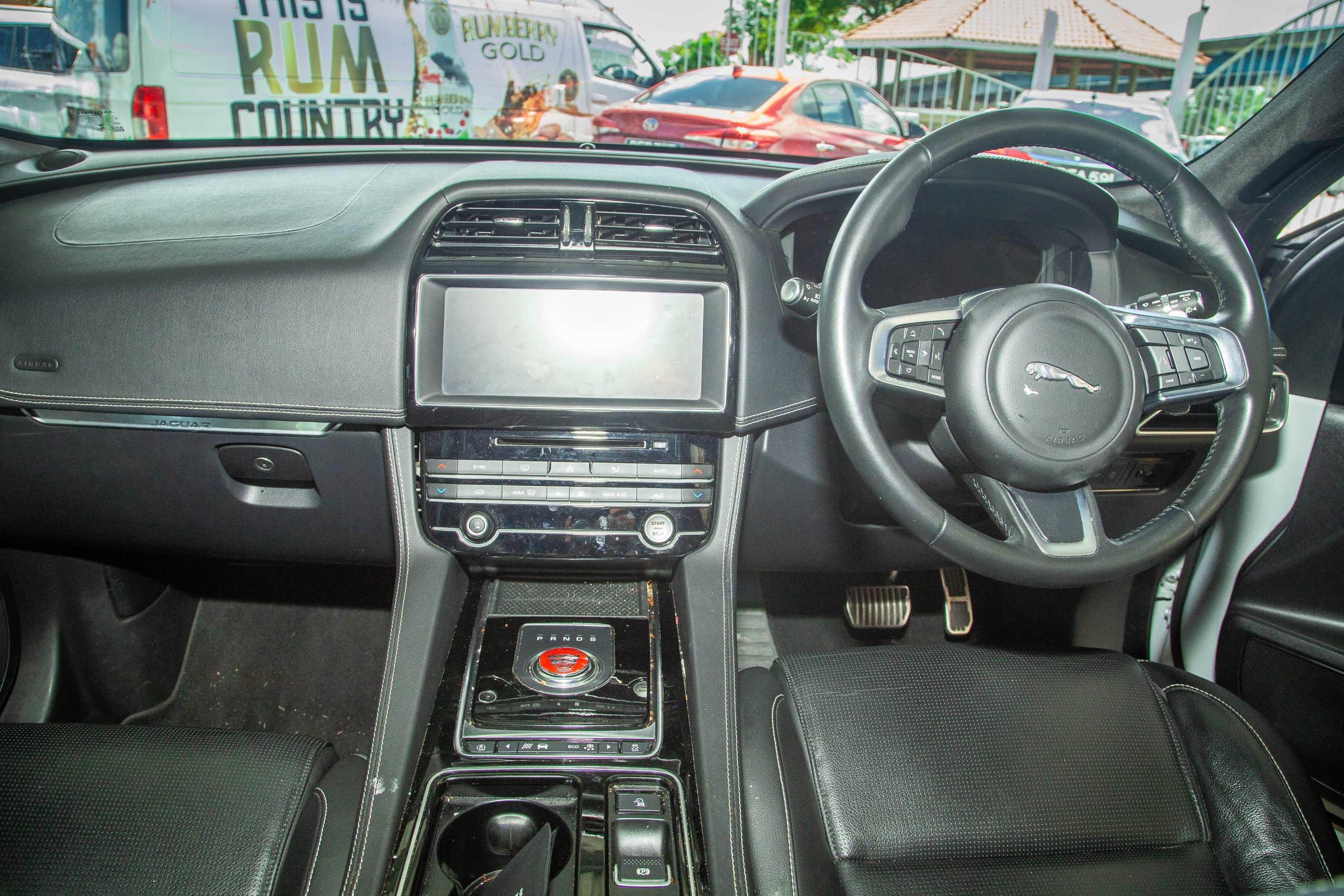 PDY 2020 White Jaguar F-PACE Chequered Flag