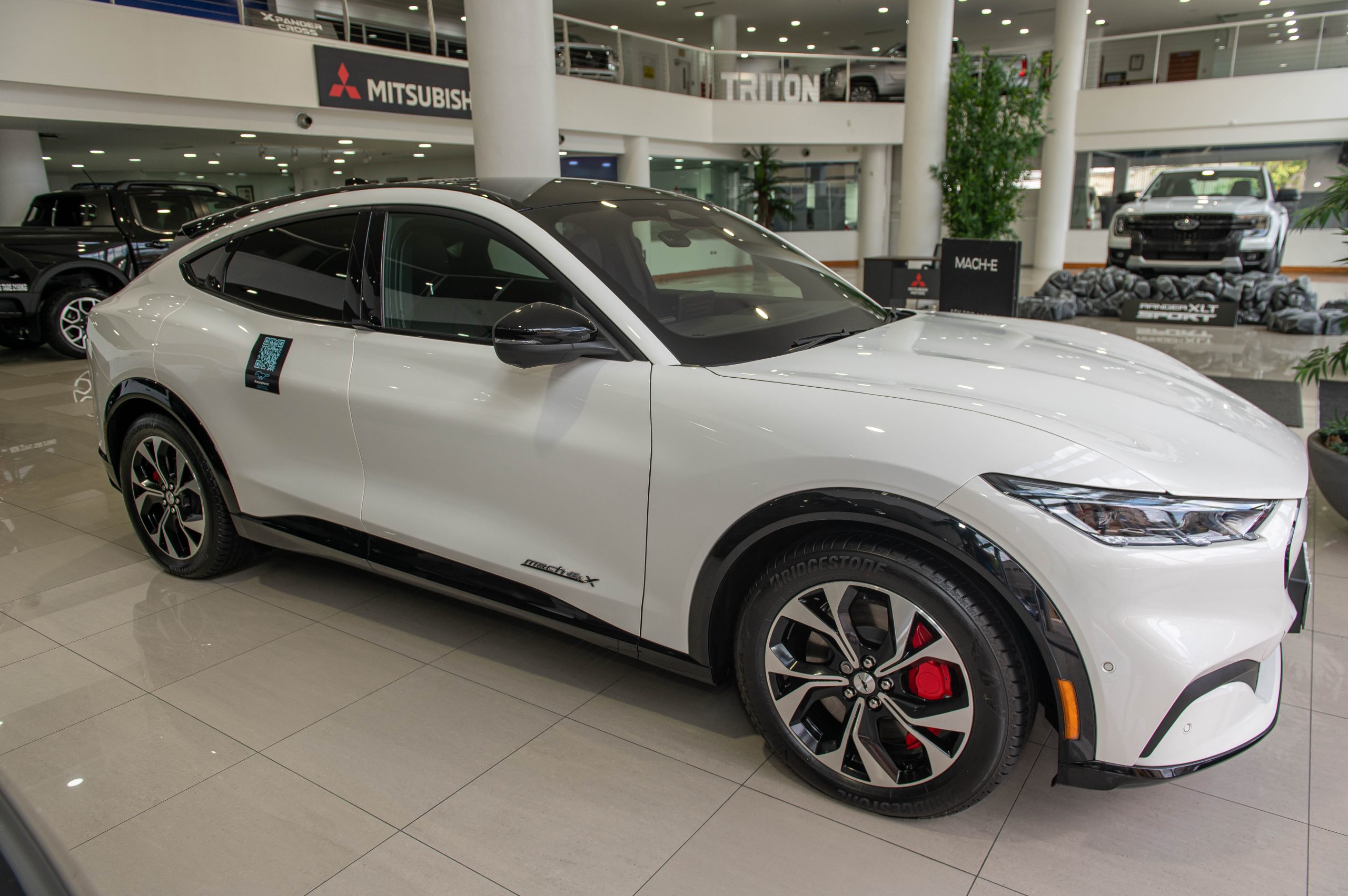 Unregistered 2023 Star White Mustang Mach-E