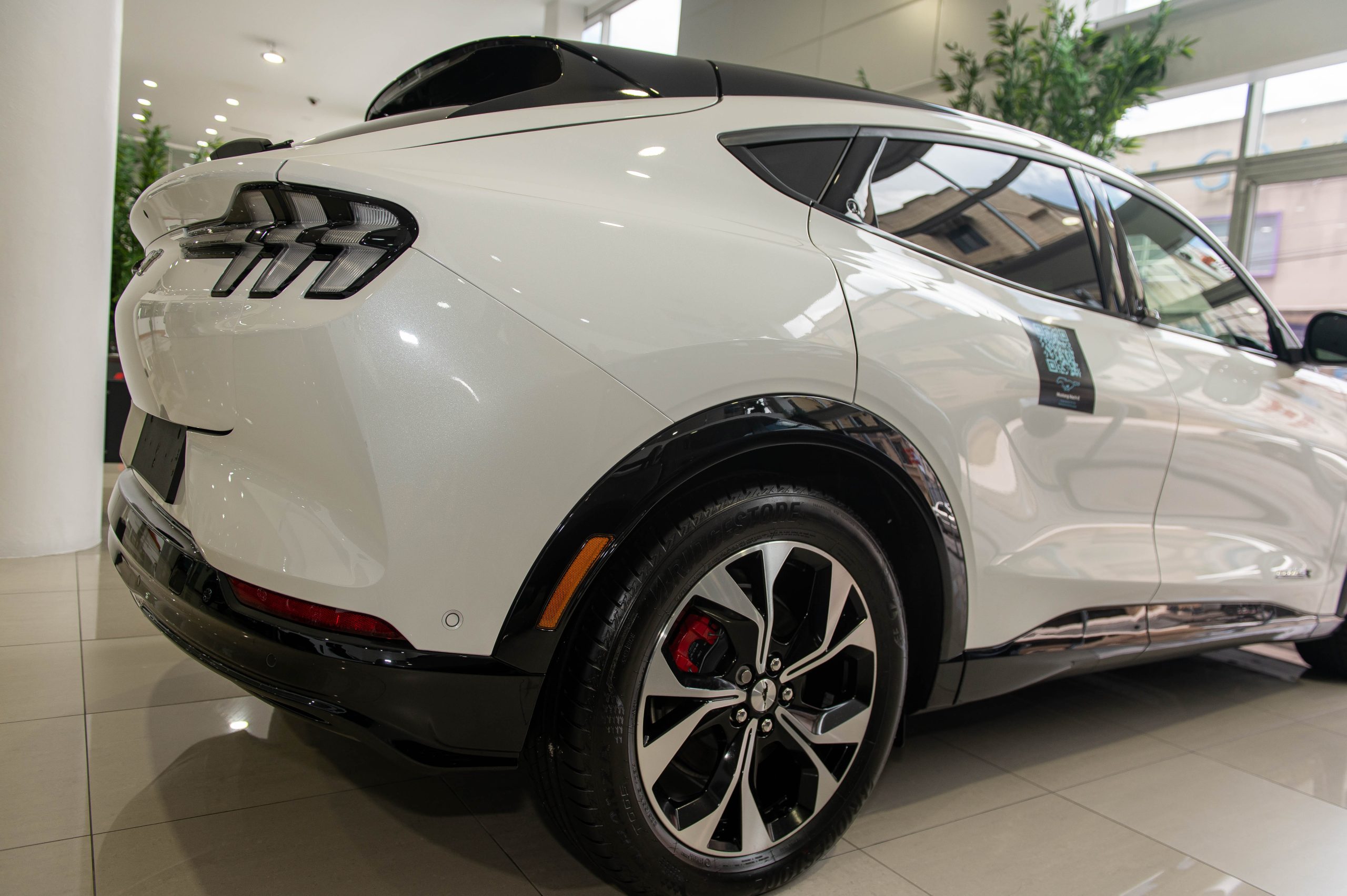 Unregistered 2023 Star White Mustang Mach-E