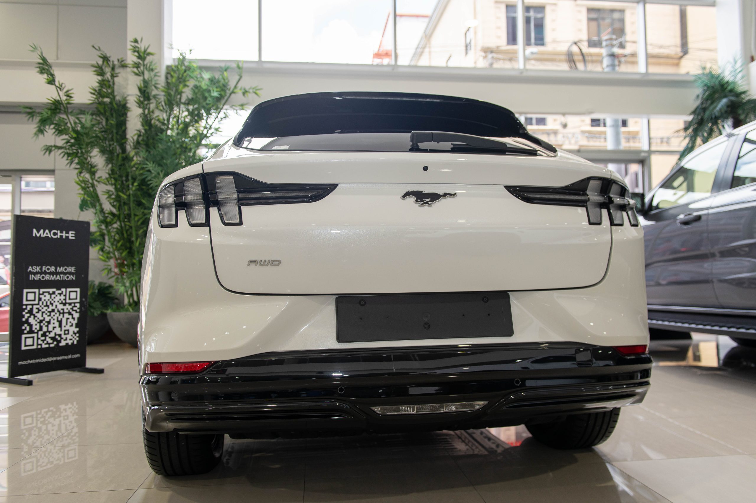 Unregistered 2023 Star White Mustang Mach-E