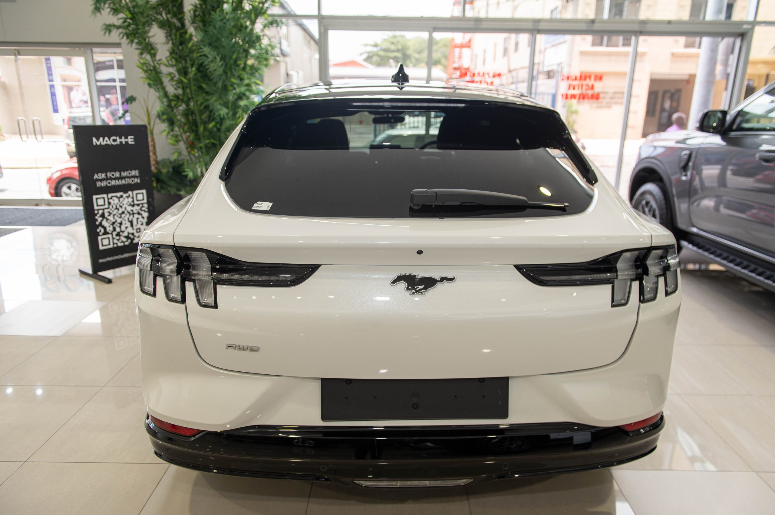 Unregistered 2023 Star White Mustang Mach-E
