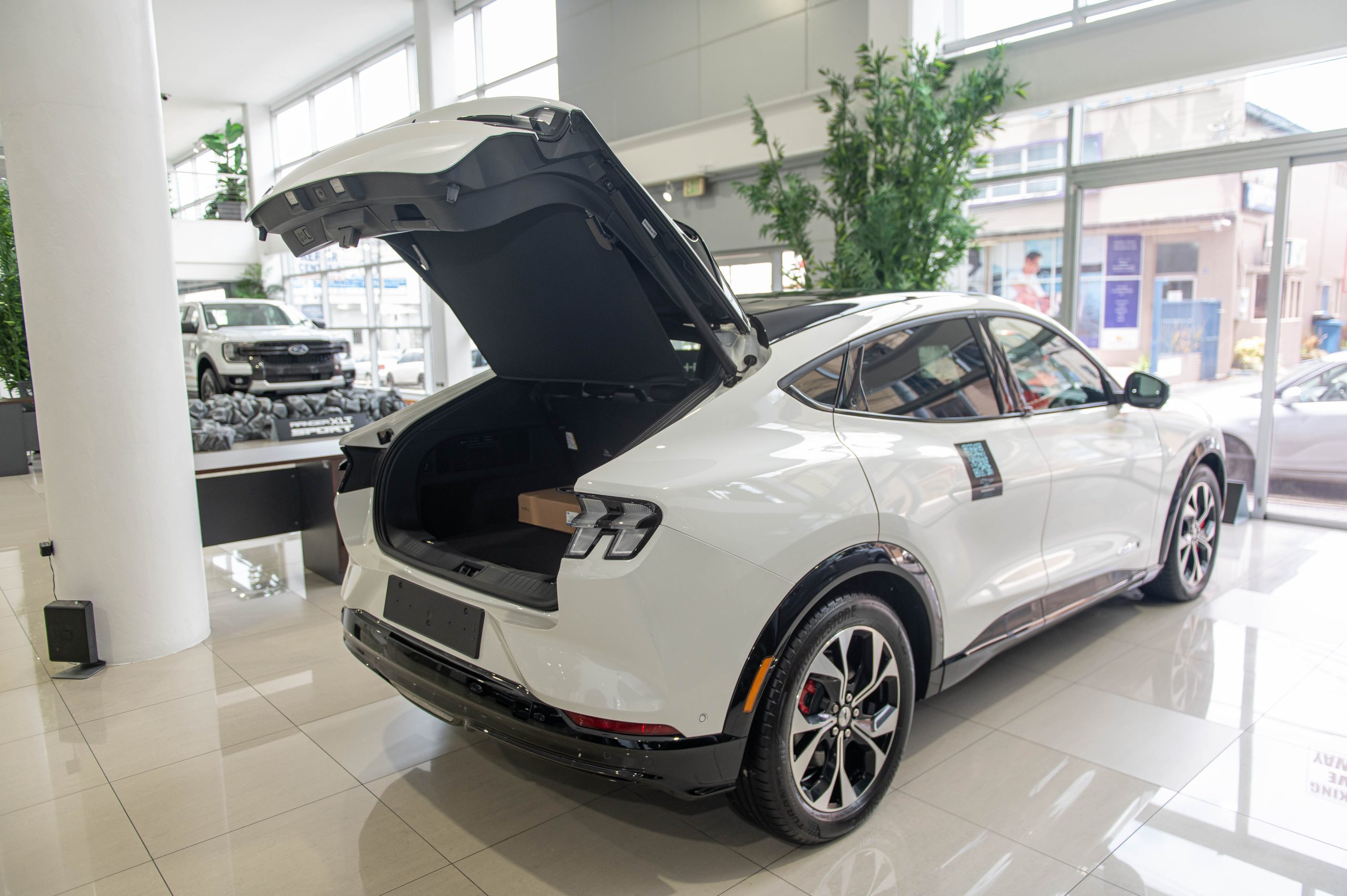 Unregistered 2023 Star White Mustang Mach-E