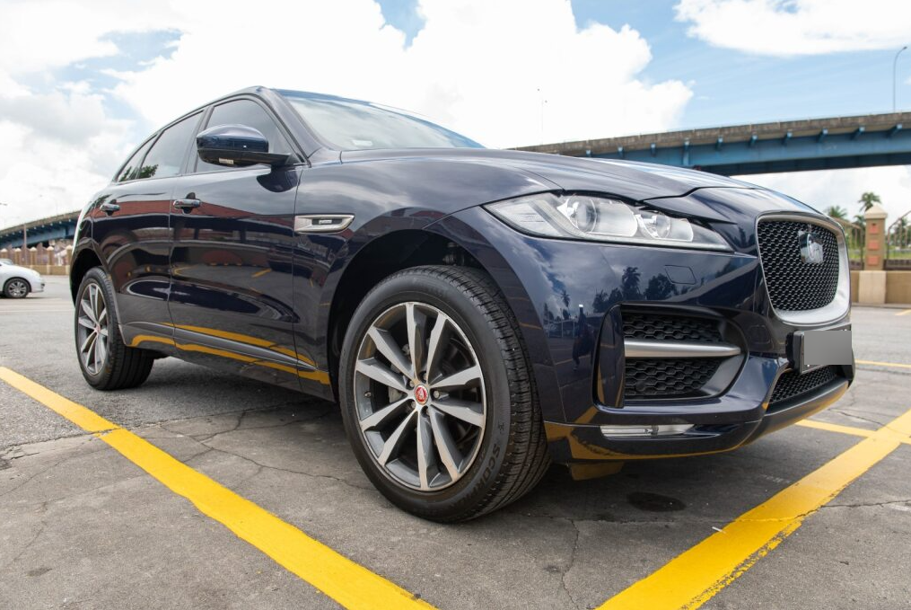 PDT 2018 Blue Jaguar F-PACE