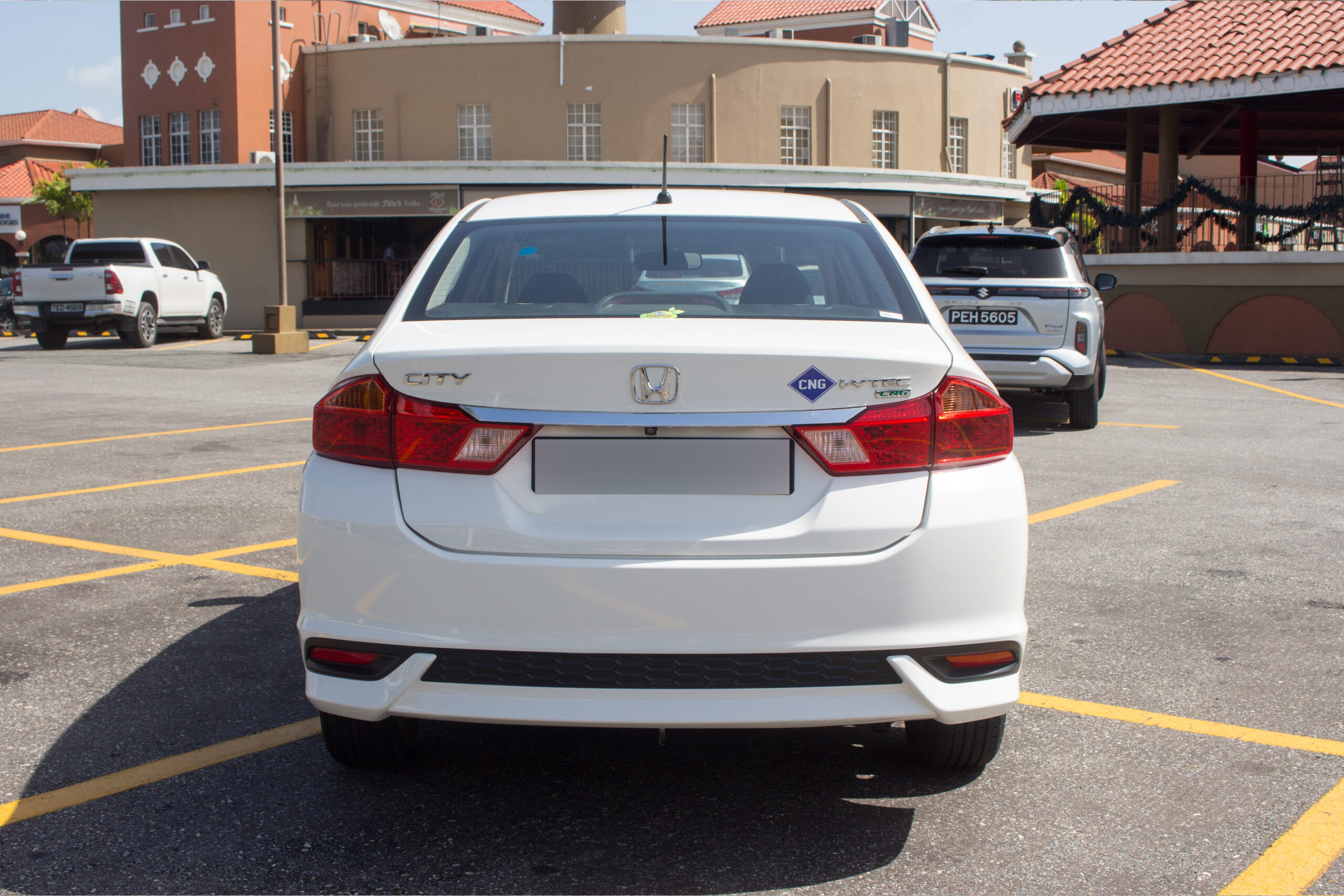 PEB 2021 White Honda City CNG