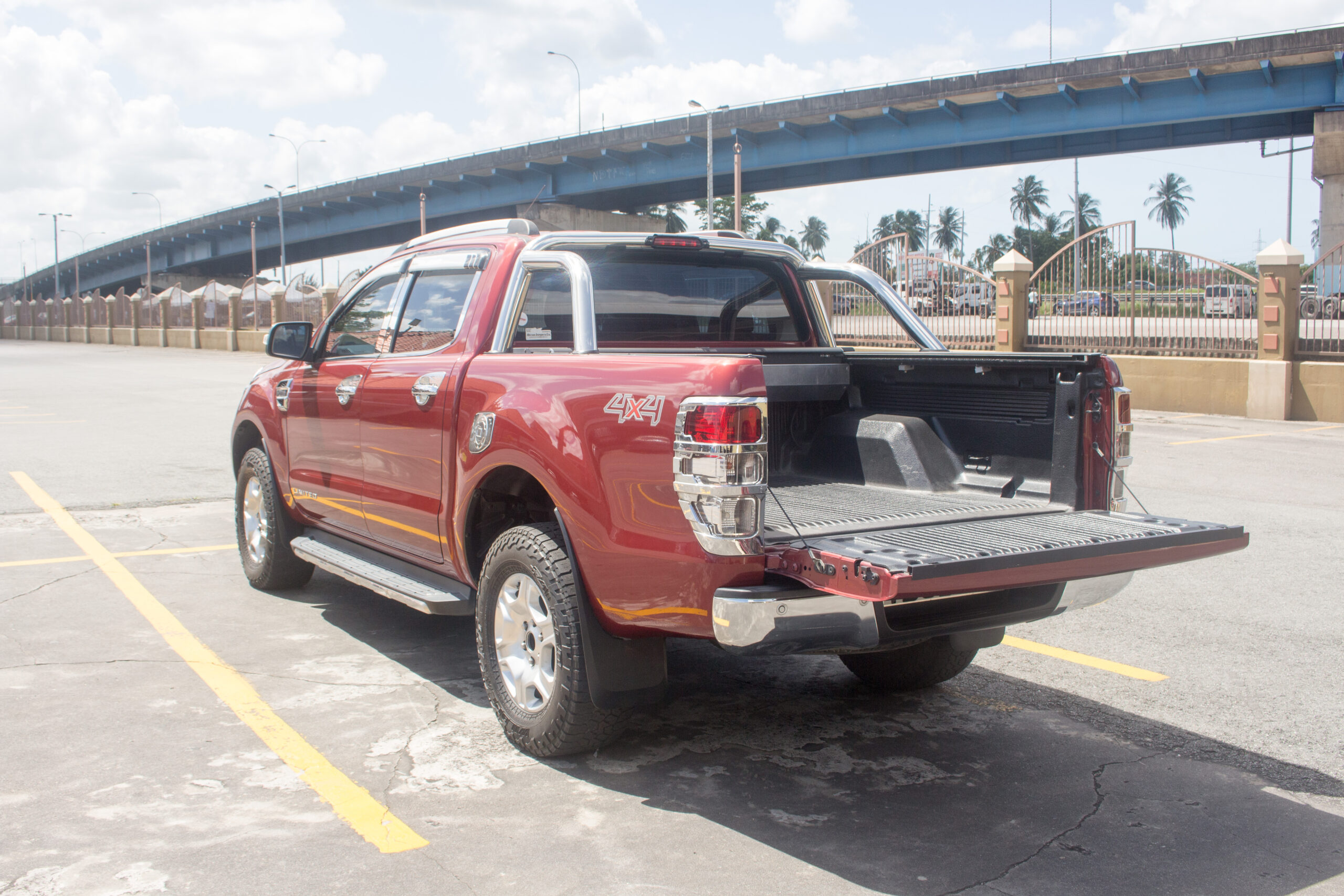 2018 TDU Burgundy Ford Ranger Limited