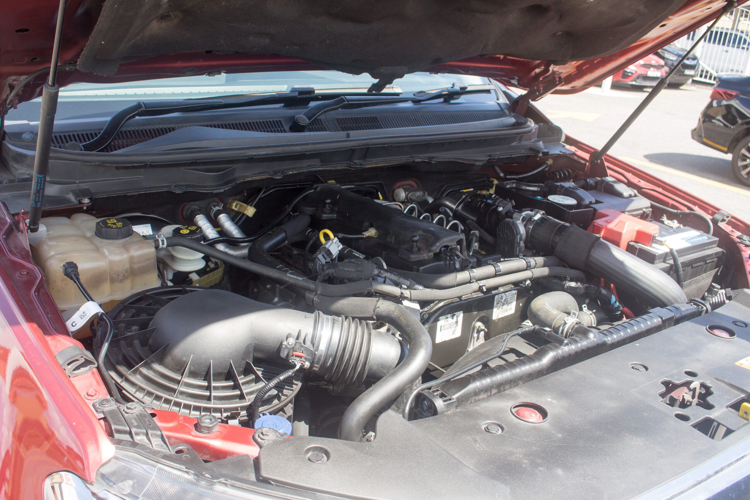 2018 TDU Burgundy Ford Ranger Limited