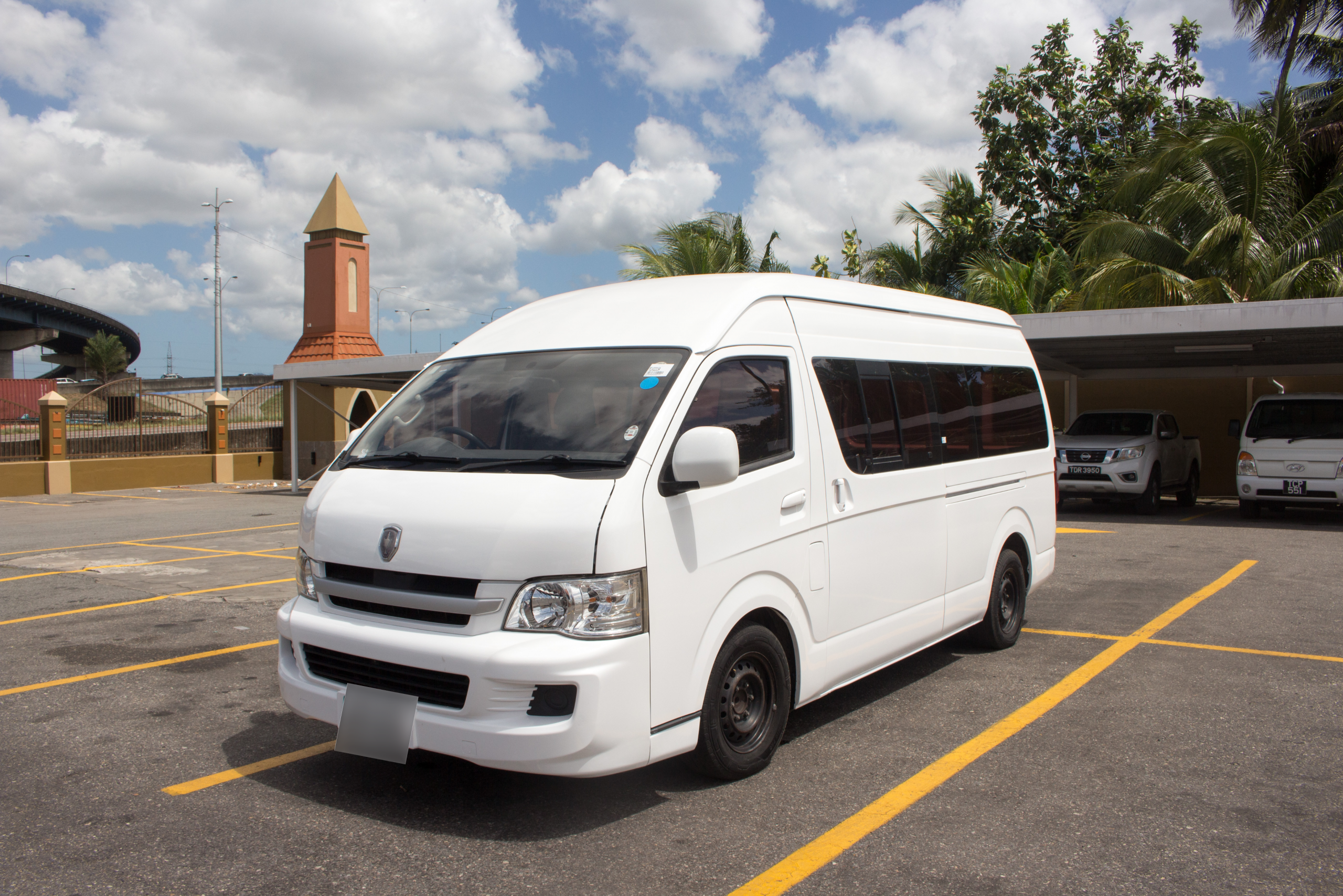 TED 2019 White Jinbei Panel Van