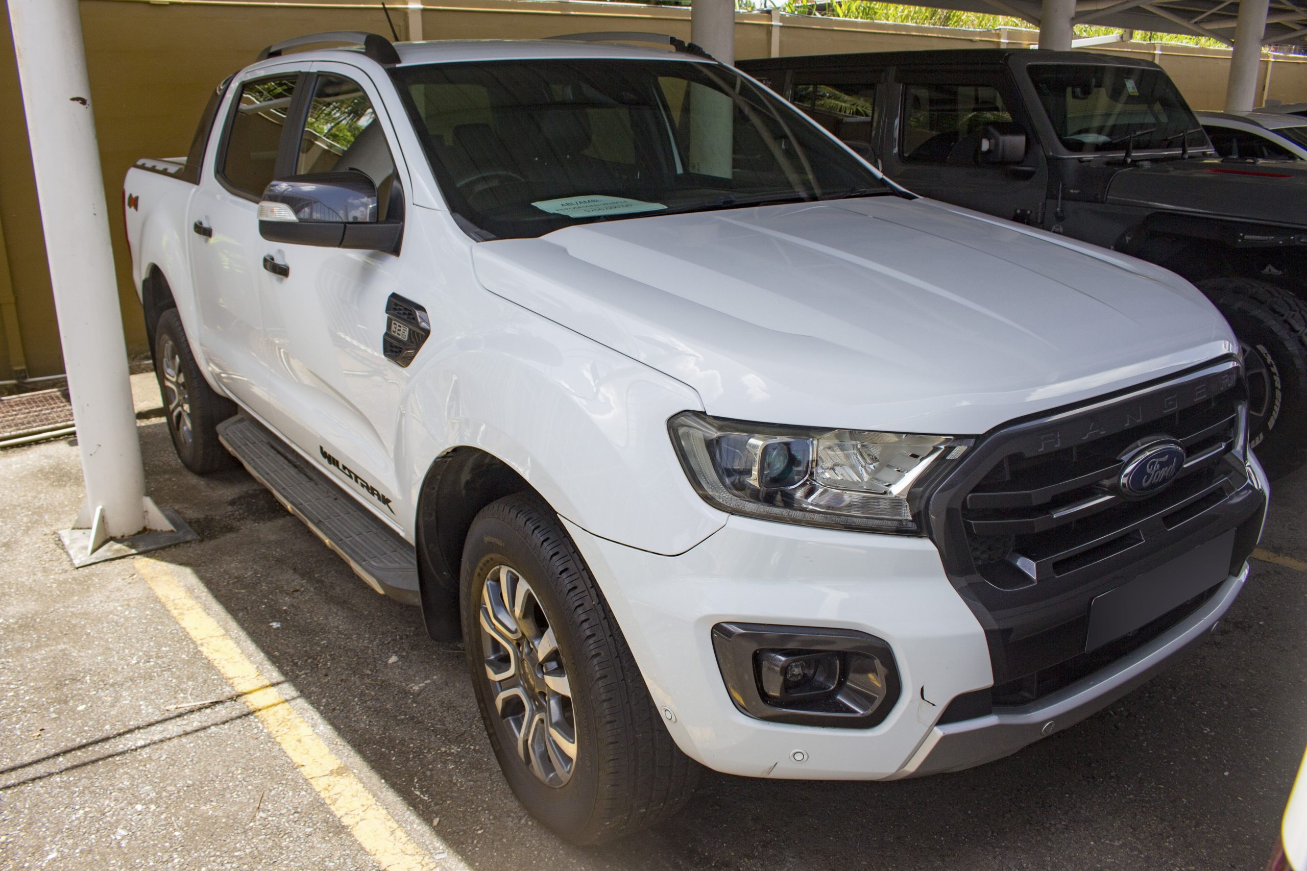 TEC 2022 White Ford Ranger Wildtrak